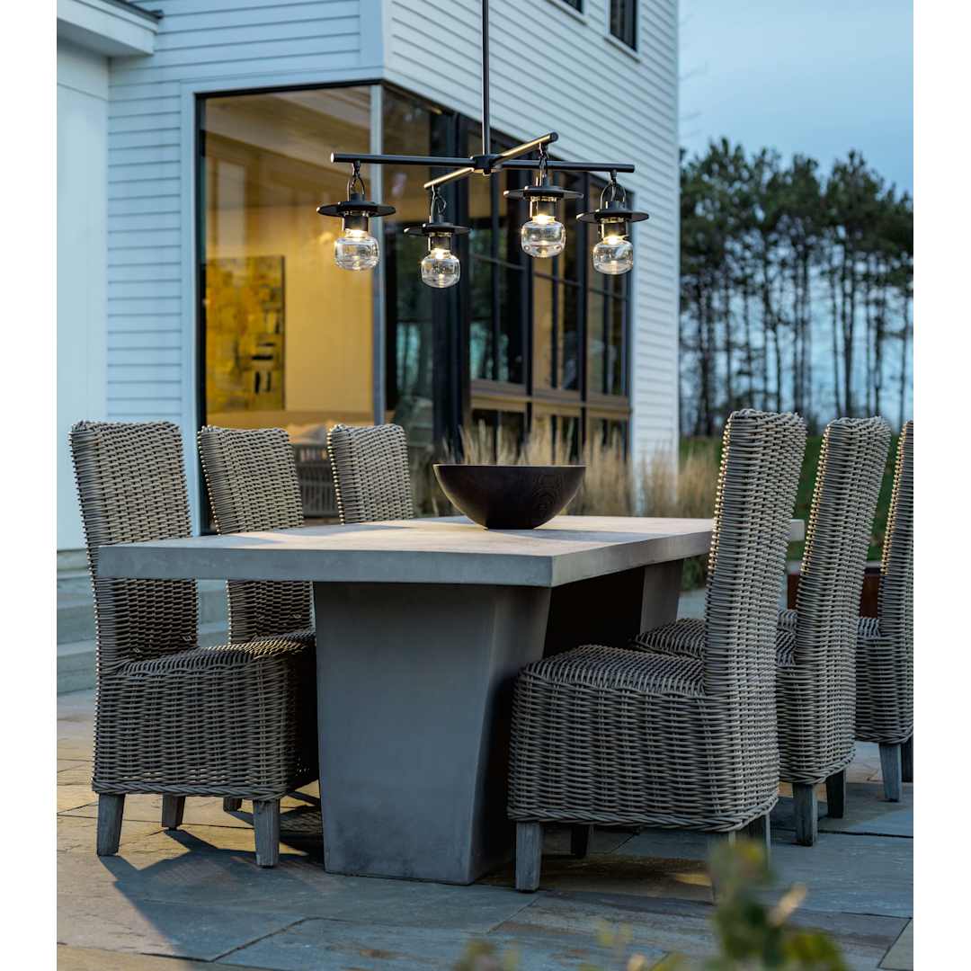 Mason 4 Light 34" Wide Outdoor Chandelier