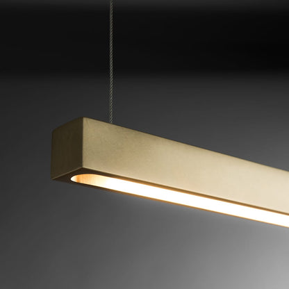 Ingot 1" Wide Suspension Linear Pendant