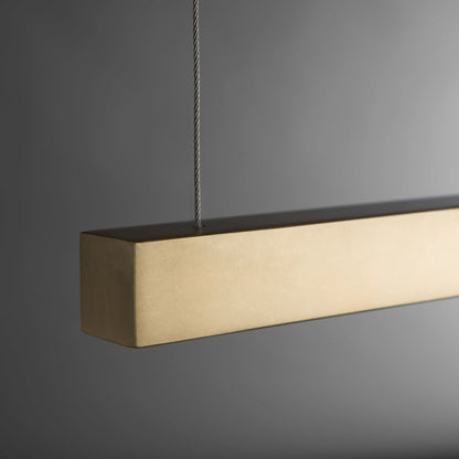 Ingot 1" Wide Suspension Linear Pendant