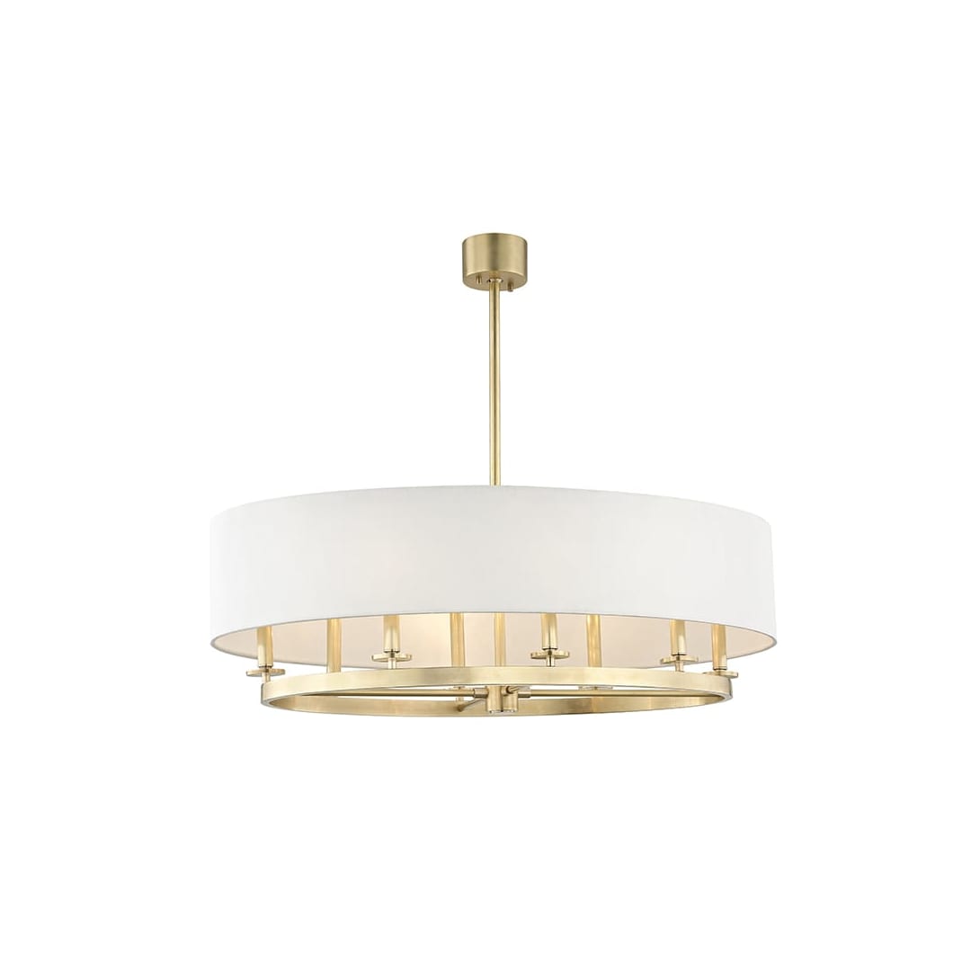 Butte 8 Light 39" Wide Taper Candle Drum Chandelier