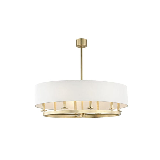 Butte 8 Light 39" Wide Taper Candle Drum Chandelier