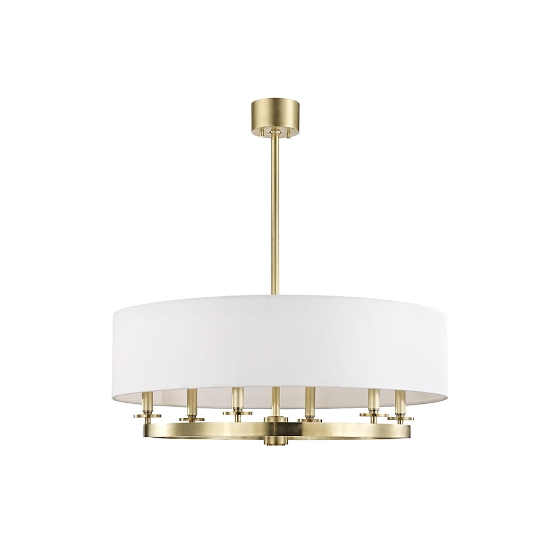 Butte 6 Light 31" Wide Taper Candle Drum Chandelier
