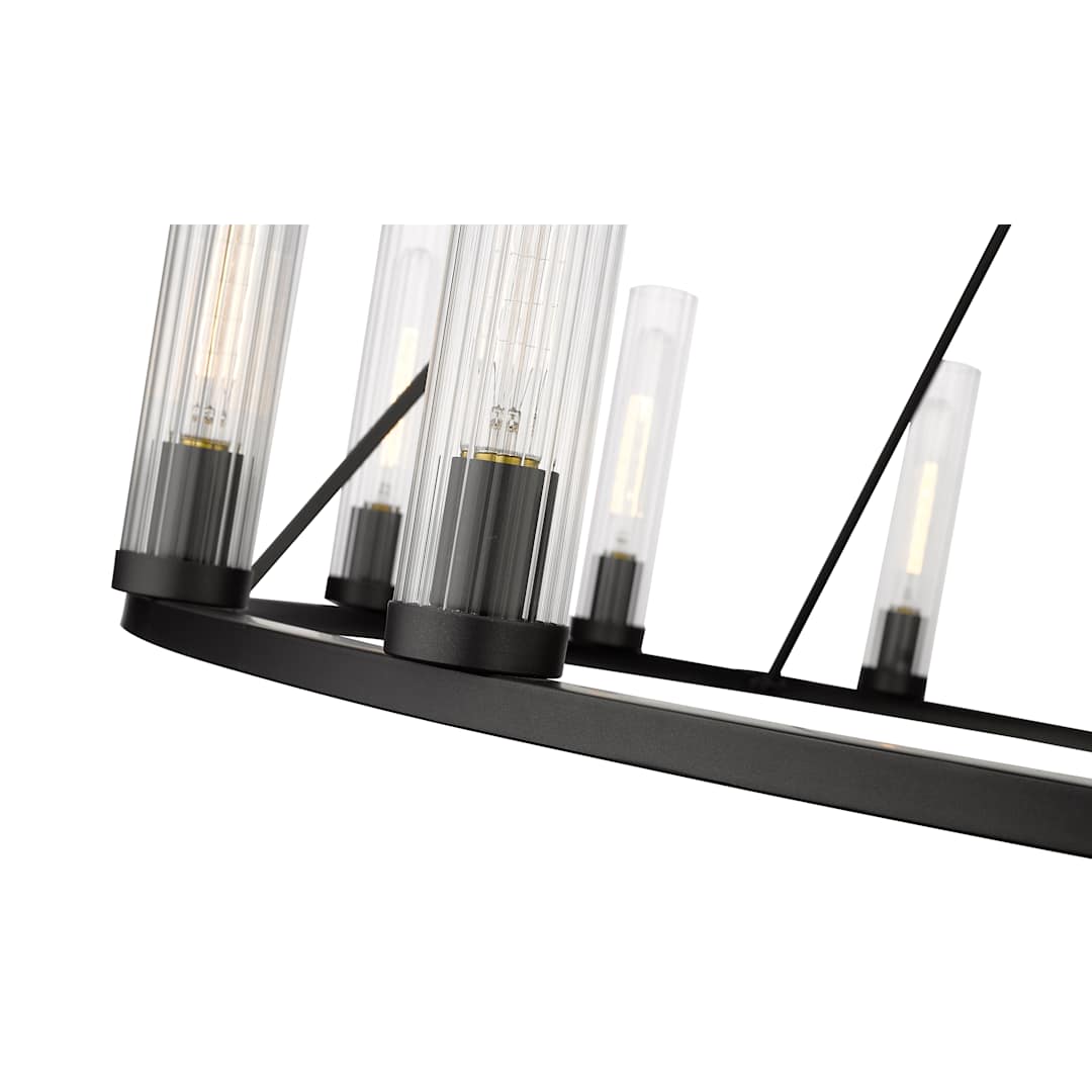 Hartman 15 Light 60" Wide Pillar Candle Ring Chandelier