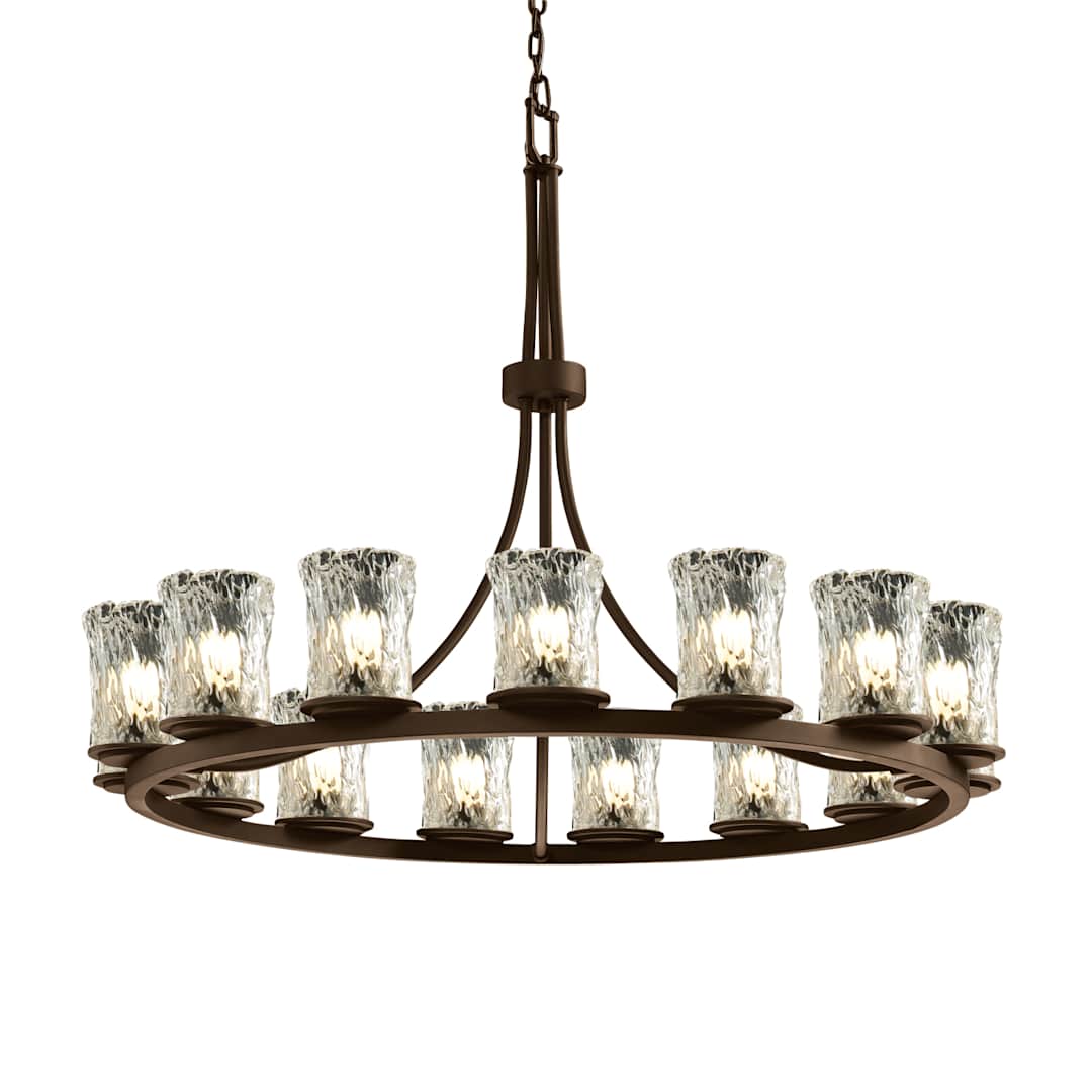 Veneto Luce 15 Light 1 Tier Chandelier