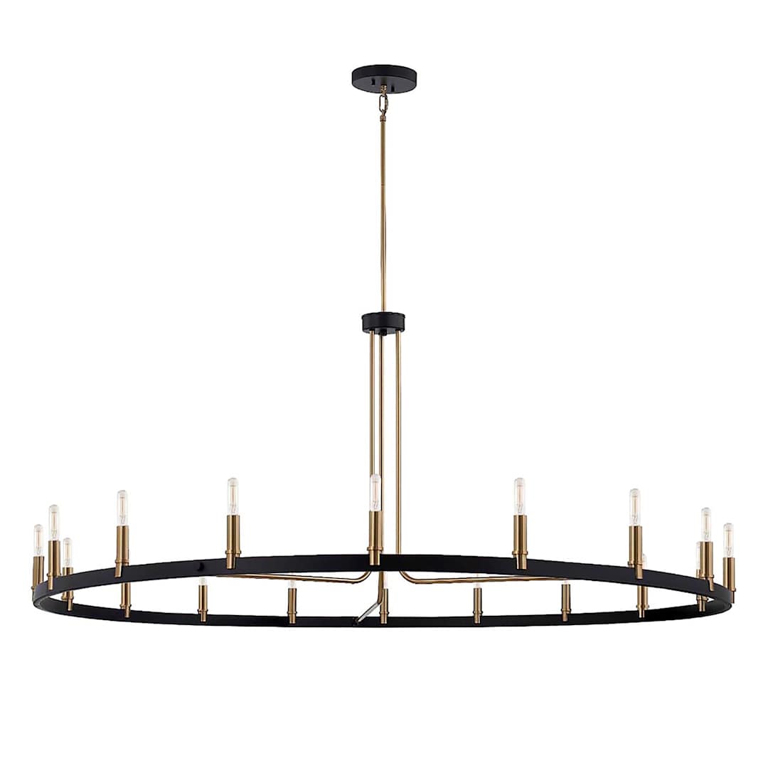 Clayton 18 Light 60" Wide Ring Chandelier