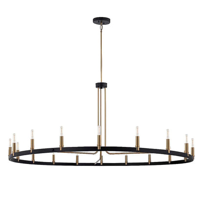 Clayton 18 Light 60" Wide Ring Chandelier