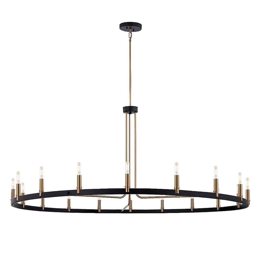 Clayton 18 Light 60" Wide Ring Chandelier