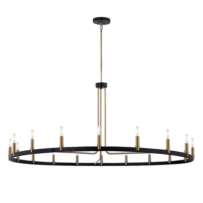 Clayton 18 Light 60" Wide Ring Chandelier
