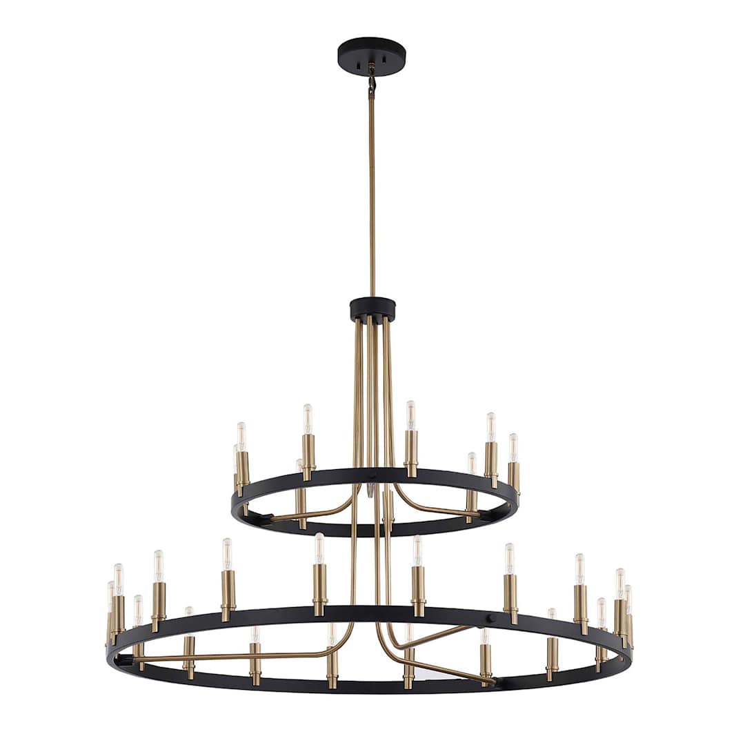 Clayton 27 Light 42" Wide Ring Chandelier