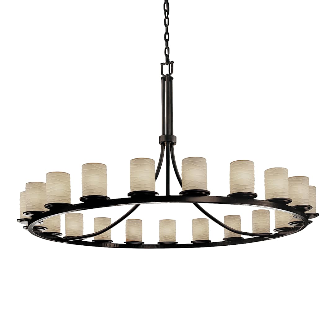 Limoges 21 Light 1 Tier Chandelier