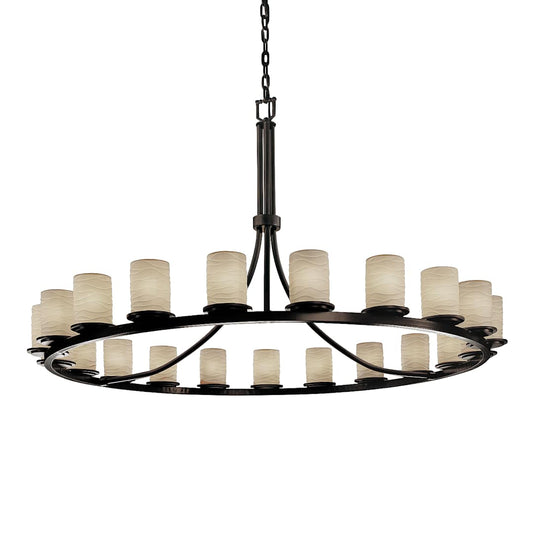 Limoges 21 Light 1 Tier Chandelier