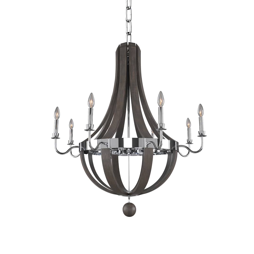Sharlow 8 Light 36" Wide Single Tier Chandelier