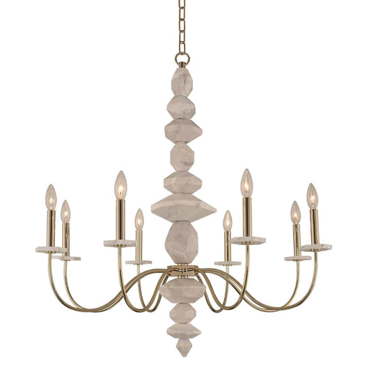 Carrara 8 Light 34" Wide Chandelier
