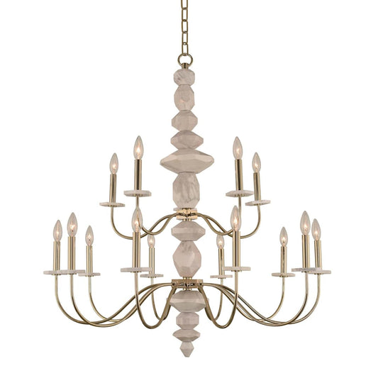 Carrara 15 Light 38" Wide Chandelier