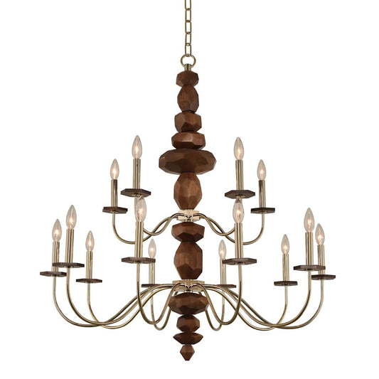 Lassen 15 Light 38" Wide Chandelier