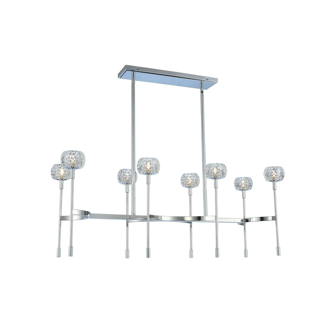 Mae 8 Light 15" Wide LED Linear Chandelier