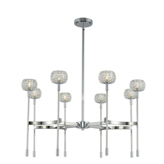 Mae 8 Light 32" Wide LED Chandelier