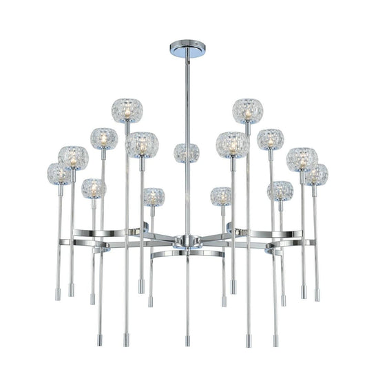 Mae 15 Light 38" Wide LED Chandelier