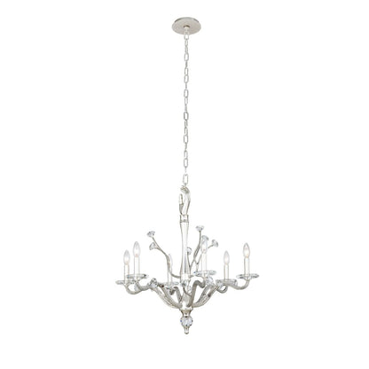 Venus 6 Light 26" Wide Crystal Candle Style Chandelier