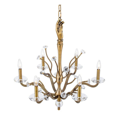 Venus 6 Light 26" Wide Crystal Candle Style Chandelier
