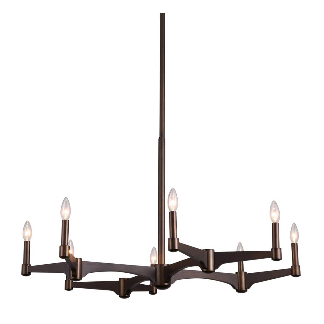 Tono 8 Light 38" Wide Taper Candle Style Chandelier