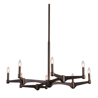 Tono 8 Light 38" Wide Taper Candle Style Chandelier