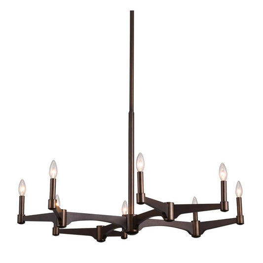 Tono 8 Light 38" Wide Taper Candle Style Chandelier