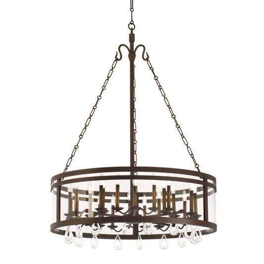 Morris 24 Light 1 Tier Drum Chandelier