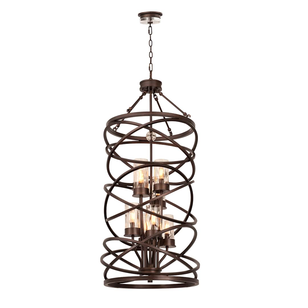 Eternity 8 Light 2 Tier Chandelier