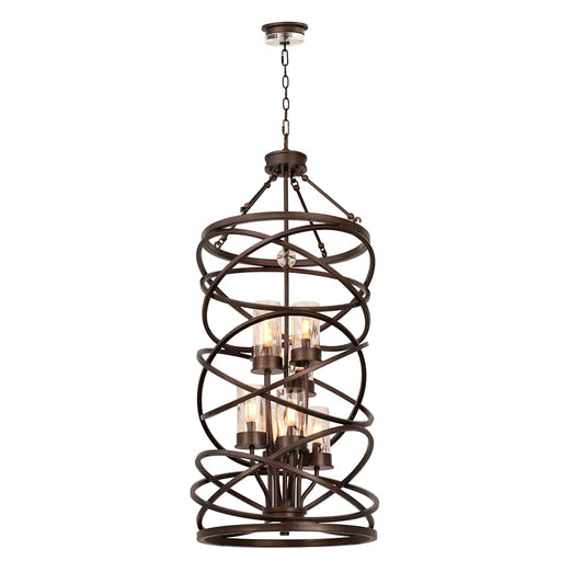 Eternity 8 Light 2 Tier Chandelier