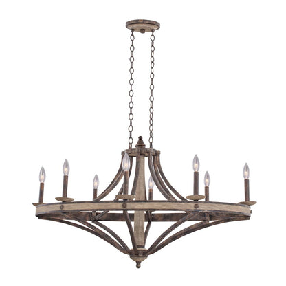 Coronado 8 Light Single Tier Linear Chandelier
