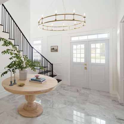 Rosalind 10 Light 50" Wide Crystal Candle Style Chandelier