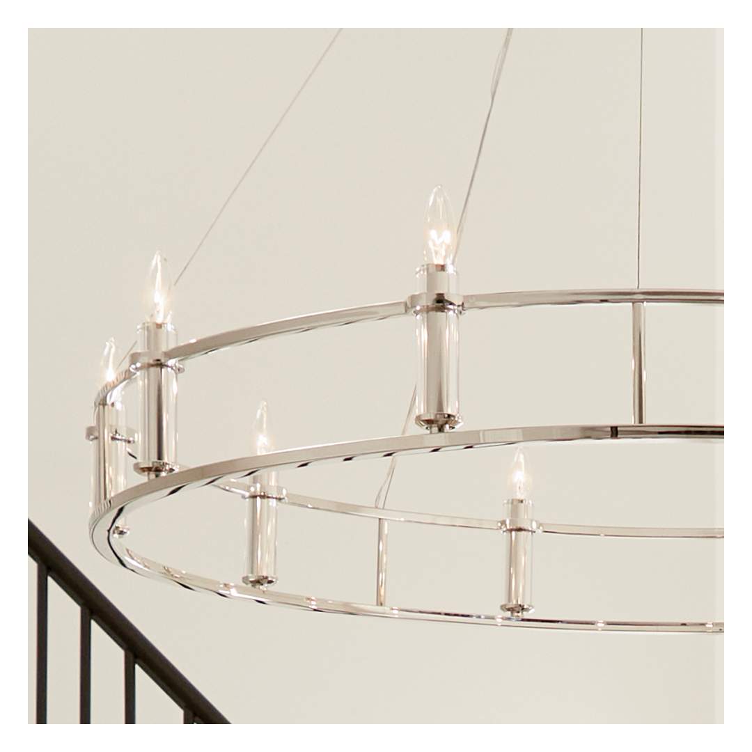 Rosalind 10 Light 50" Wide Crystal Candle Style Chandelier
