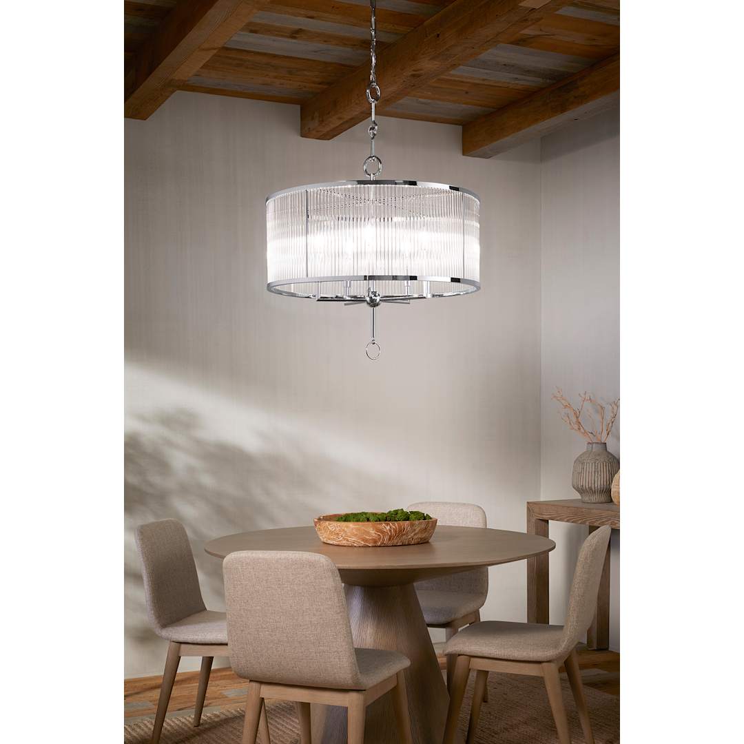 Terret 5 Light 29" Wide Taper Candle Drum Chandelier