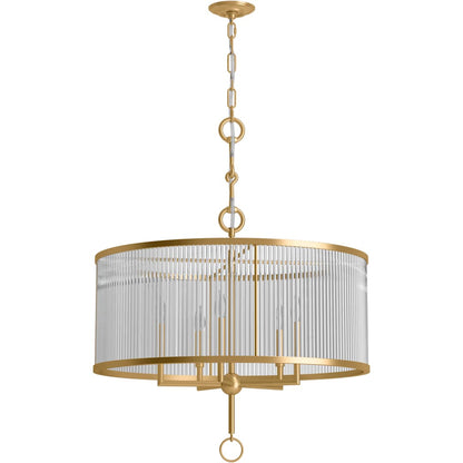 Terret 5 Light 29" Wide Taper Candle Drum Chandelier