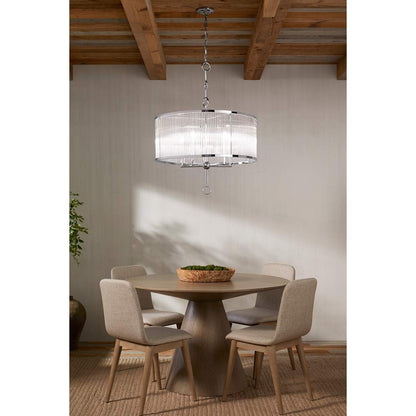 Terret 5 Light 29" Wide Taper Candle Drum Chandelier