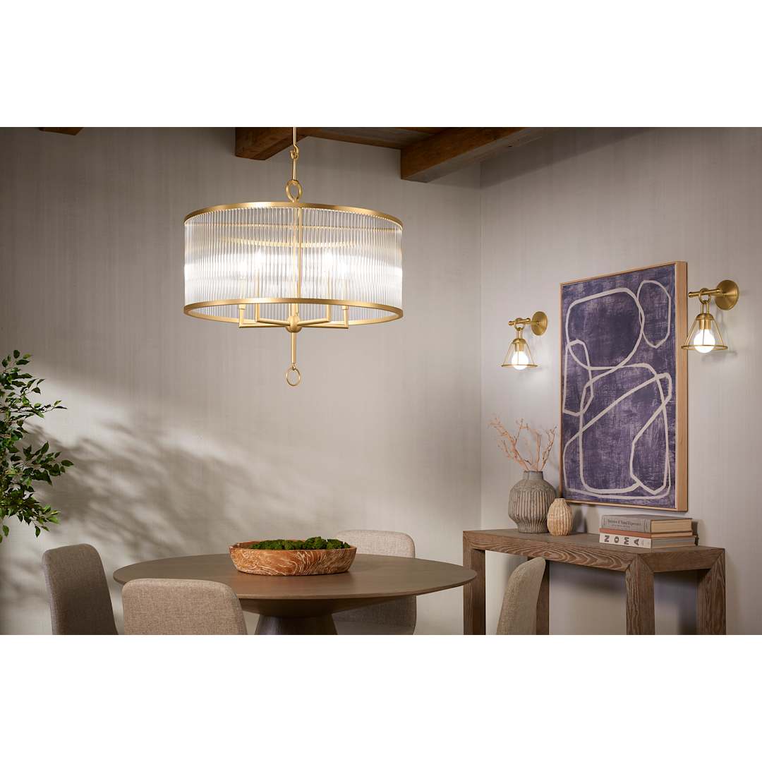 Terret 5 Light 29" Wide Taper Candle Drum Chandelier