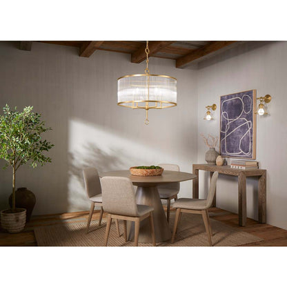 Terret 5 Light 29" Wide Taper Candle Drum Chandelier