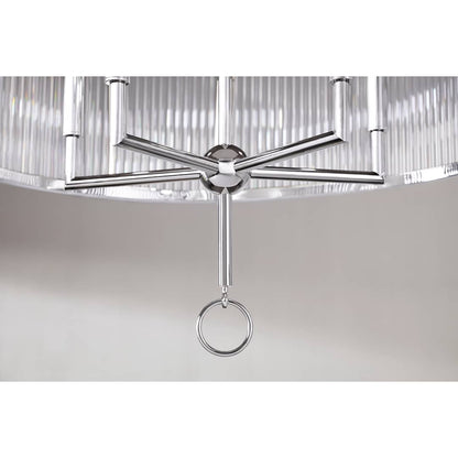 Terret 5 Light 29" Wide Taper Candle Drum Chandelier