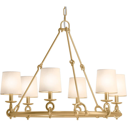 Terret 6 Light 36" Wide Taper Candle Ring Chandelier