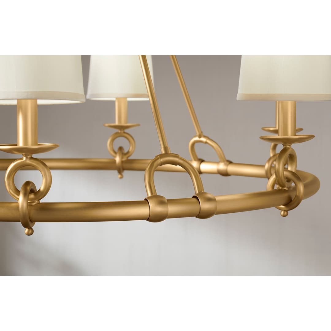 Terret 6 Light 36" Wide Taper Candle Ring Chandelier