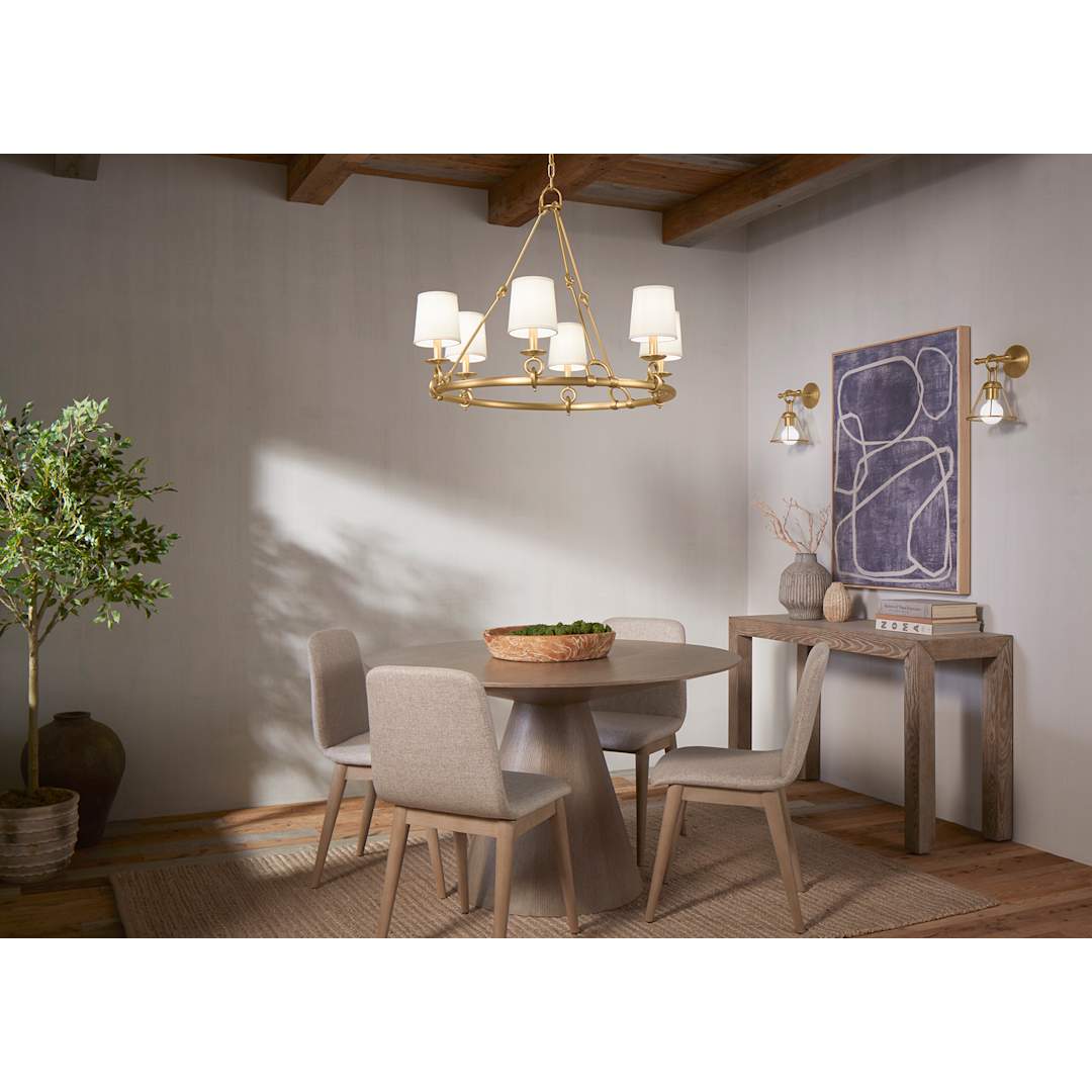 Terret 6 Light 36" Wide Taper Candle Ring Chandelier