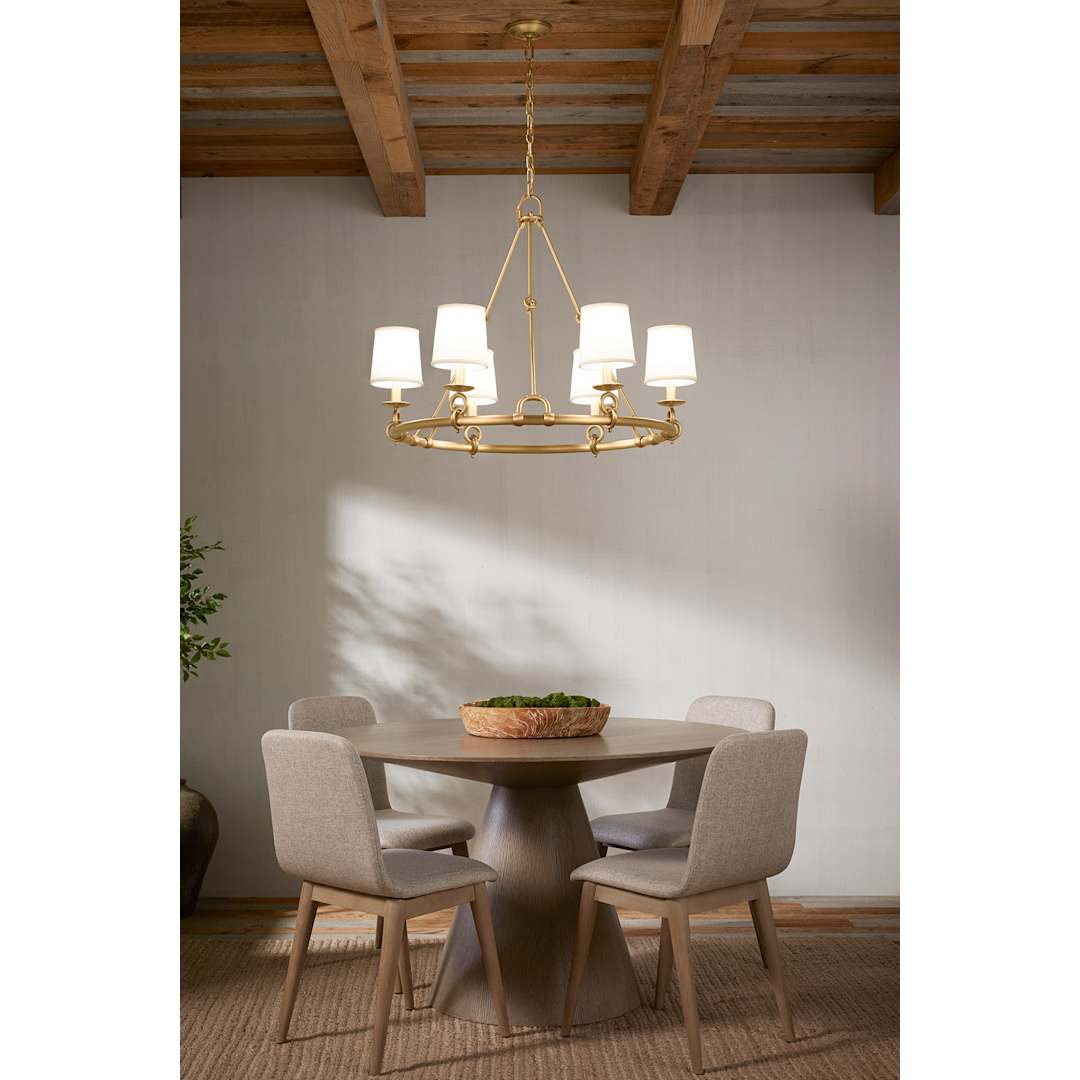 Terret 6 Light 36" Wide Taper Candle Ring Chandelier