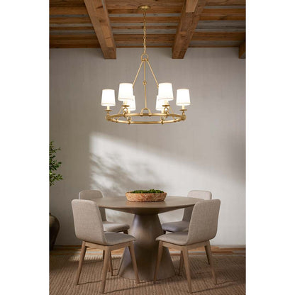 Terret 6 Light 36" Wide Taper Candle Ring Chandelier