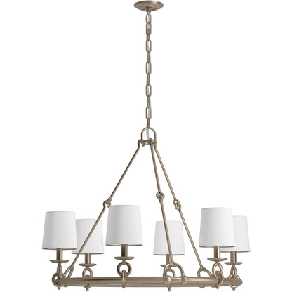 Terret 6 Light 36" Wide Taper Candle Ring Chandelier