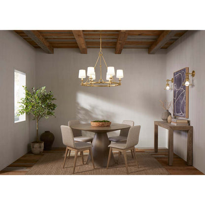 Terret 6 Light 36" Wide Taper Candle Ring Chandelier