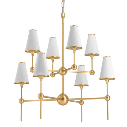 Parohn 8 Light Fabric Shade Chandelier