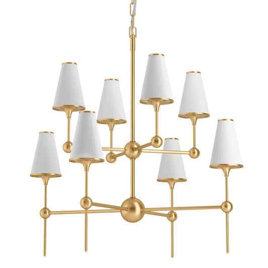 Parohn 8 Light Fabric Shade Chandelier