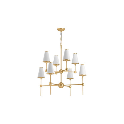 Parohn 8 Light Fabric Shade Chandelier