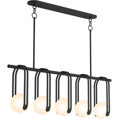 Kraga 5 Light 45" Wide Linear Chandelier